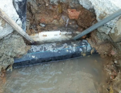 陆良测漏水之水管漏水